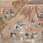 Watercolor Paper on canvas. China, Qing dynasty, 19th century 