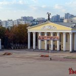 sights of Belgorod, theater, cathedral square of Belgorod