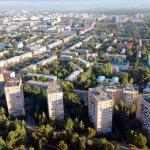 Город Ижевск - вид сверху