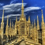 Кафедральный собор в Милане обзорная площадка