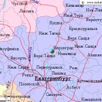 Карта окрестностей города Кировград от НаКарте.RU