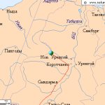 Карта окрестностей города Новый Уренгой от НаКарте.RU