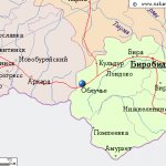Карта окрестностей города Облучье от НаКарте.RU