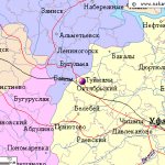 Карта окрестностей города Туймазы от НаКарте.RU
