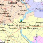 Карта окрестностей города Заволжье от НаКарте.RU
