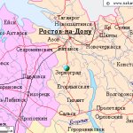 Карта окрестностей города Зерноград от НаКарте.RU