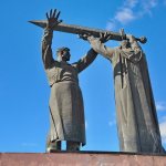 Magnitogorsk / Chelyabinsk region - Monument “Rear to Front”