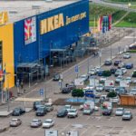 Parking near the Mega Adygea shopping center